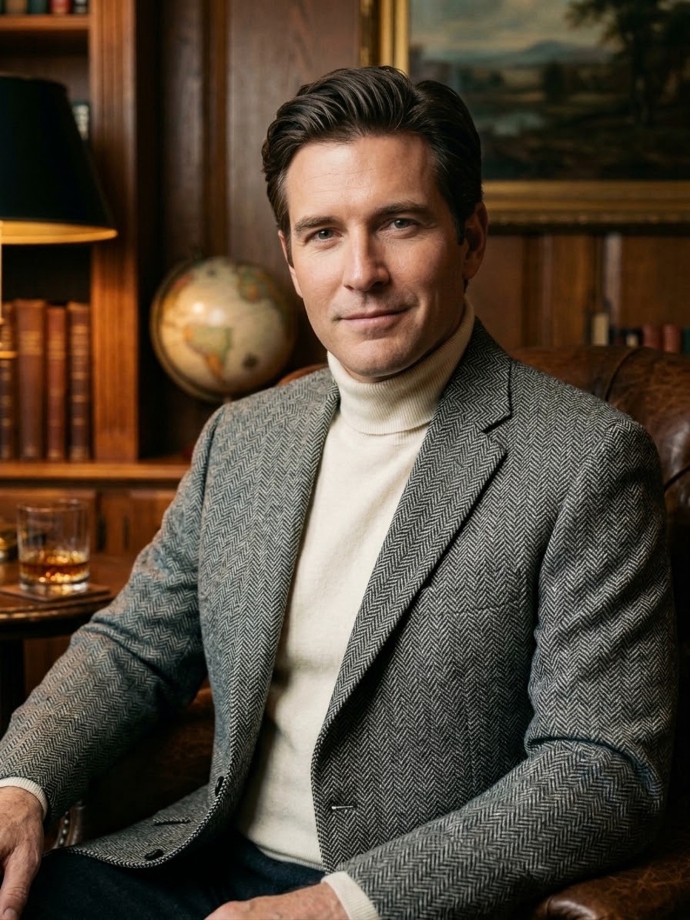 Ralph Lauren Gray Herringbone Sport Coat
